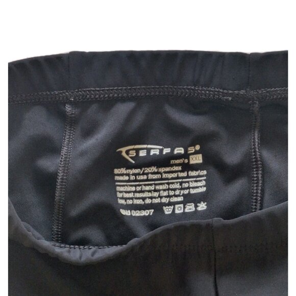 Serfas X XL Cycling Shorts Compression Reactive GEL Short Black Padded - Picture 2 of 4